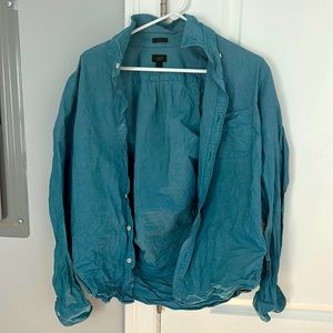 J crew men’s button down Oxford slim medium